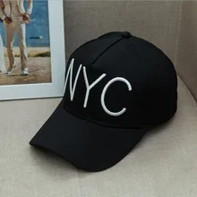 Высококачественным Бейсбол Кепки Snapback Hat Мода хлопок Шапки мужские Письмо NYC Для женщин Повседневное Бейсболки для женщин бренд Casquette Кепки s