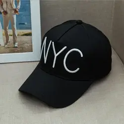 Высококачественным Бейсбол Кепки Snapback Hat Мода хлопок Шапки мужские Письмо NYC Для женщин Повседневное Бейсболки для женщин бренд Casquette Новый