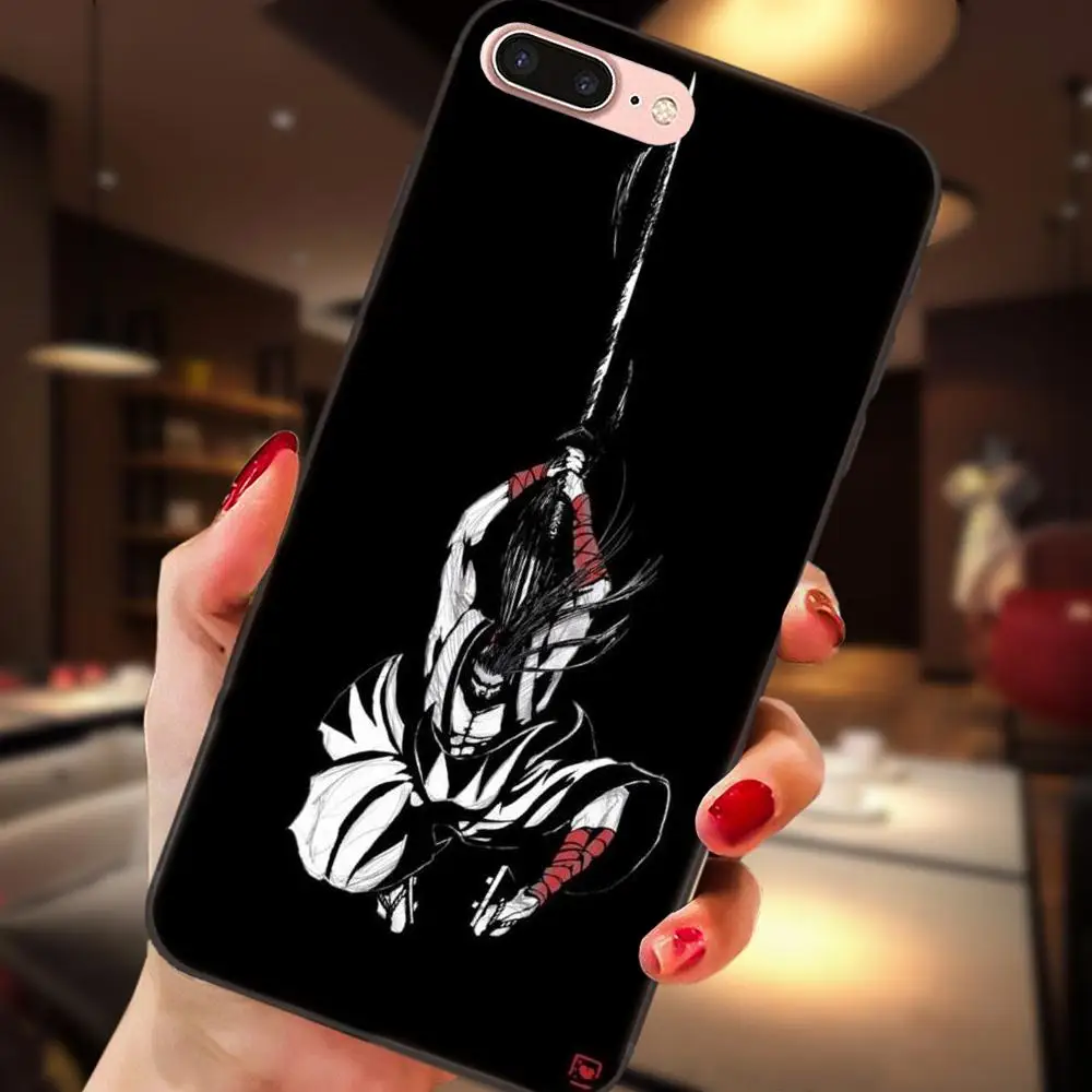 Чехол для телефона из мягкого силикона ТПУ с рисунком черно белой печати Xiaomi Redmi