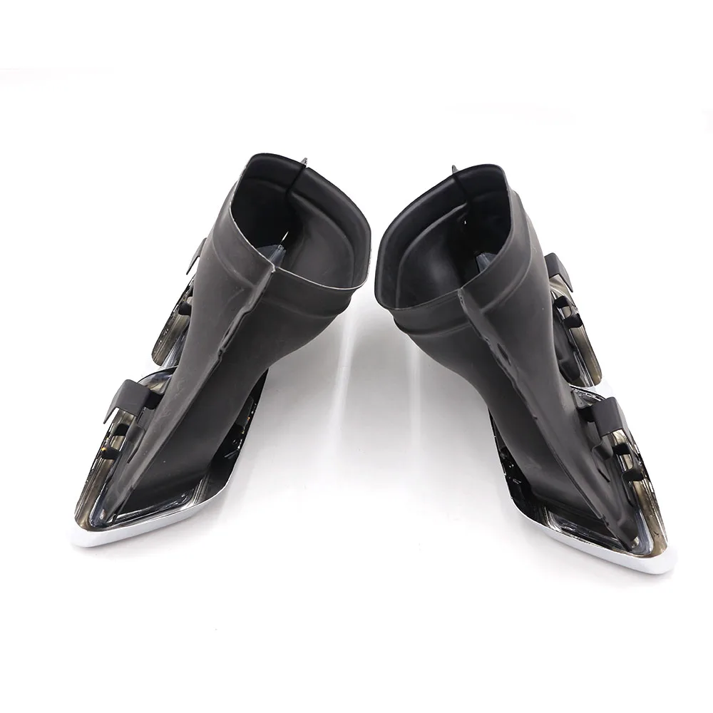 Chrome 304 Stainless Steel For Mercedes Benz S65 S63 E63 Exhaust Muffler Tips W222 W212 W205 R231 W218 8098|steel stainless|steel exhaust tipsteel