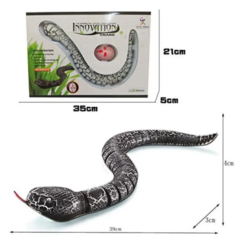 Дропшиппинг новинка змея с дистанционным управлением Гремучая змея животное трюк ужасающий озорство игрушка Рождественский подарок