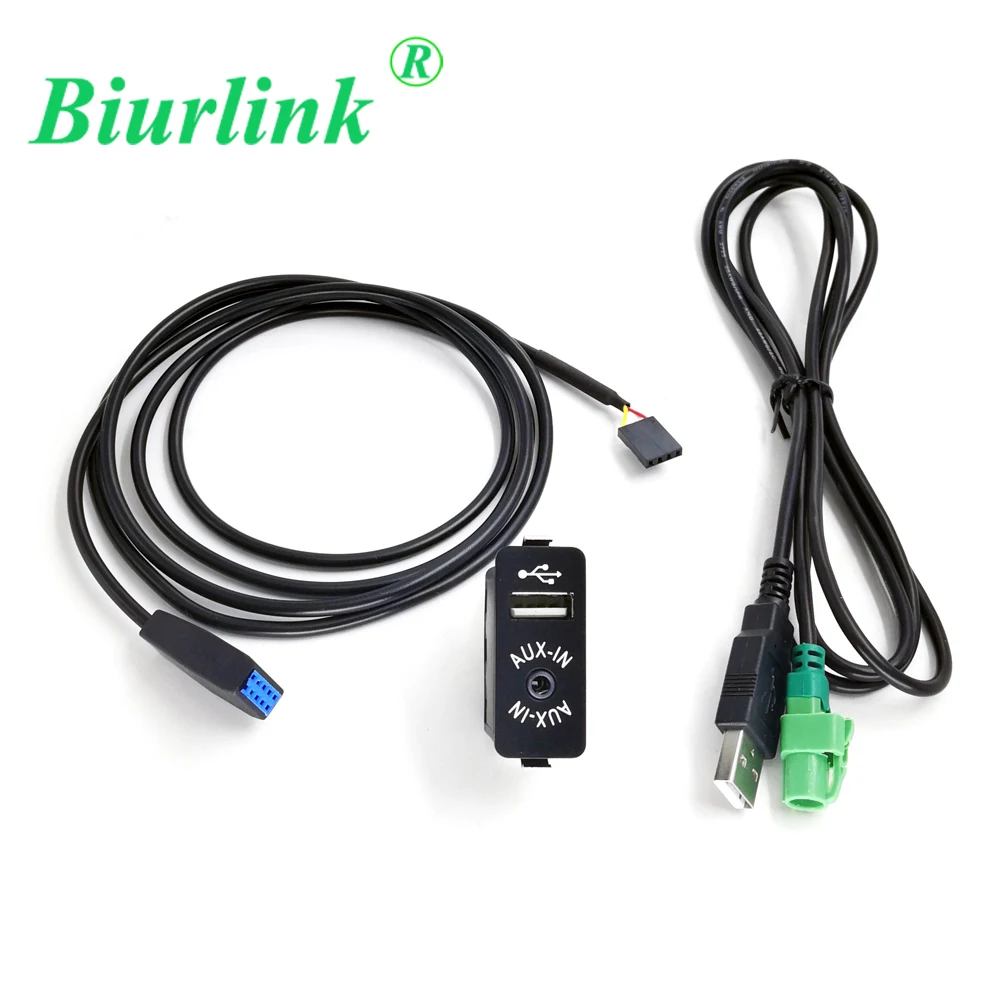 Сменный автомобильный адаптер с разъемом USB Biurlink AUX для BMW E46|Кабели адаптеры и