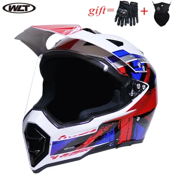 

WLT full face motorcycle helmet motorcycle cross country downhill DH racing helmet cross helmet Capacetes DOT approved 128