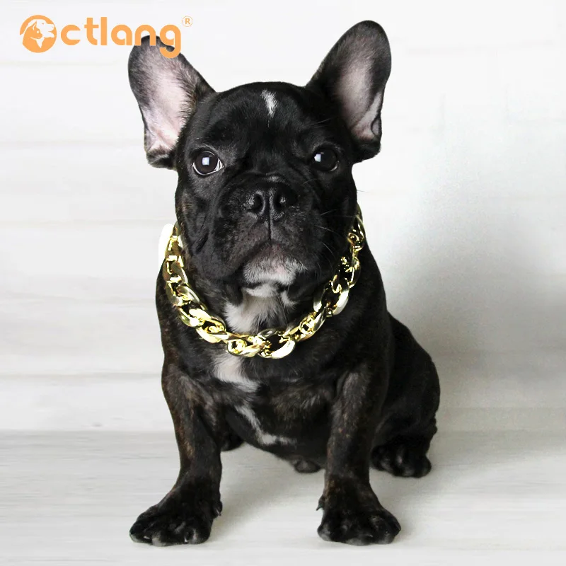 

Strong Silver Gold Stainless Steel Slip Dog Collar Metal Dogs Training Choke Chain Collars for Large Dogs Pitbull Bulldog