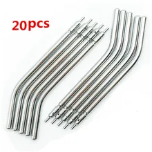 20 шт./партия стоматологический Воздушный Распылитель с тройным 3 Way насадки/советы/трубы Нержавеющая сталь для наконечник стоматологическое лабораторное оборудование