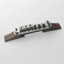 Высокая-конец гитар Подушка с спираль может быть отрегулировано вверх и вниз мост Строка палисандр хром цвет