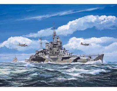 Trumpeter 05764 1/700 HMS Battle Cruiser Renown 1942 
