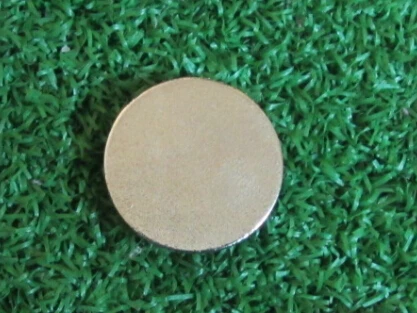 100EA blank 25mm ball marker customized logo ball marker with glue coating