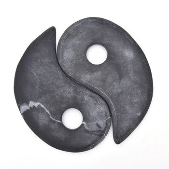 

1/2Pcs Black Natural SPA Scraping Plate Guasha Board Massage Tool Acupuncture Scraper Stone Facial Anti-wrinkle Treatment Care