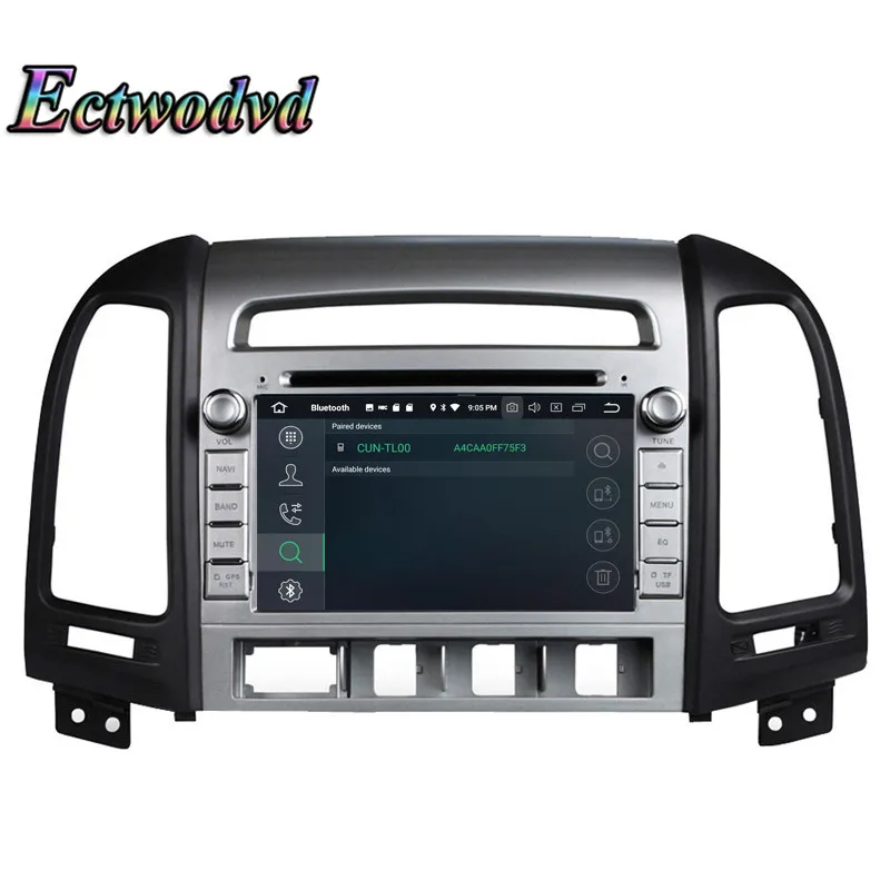 Best Ectwodvd Octa Core 4G RAM 64G ROM Android 9.0 Car Multimedia DVD Player GPS HeadUnit for Hyundai SANTA FE 2012 2013- 9