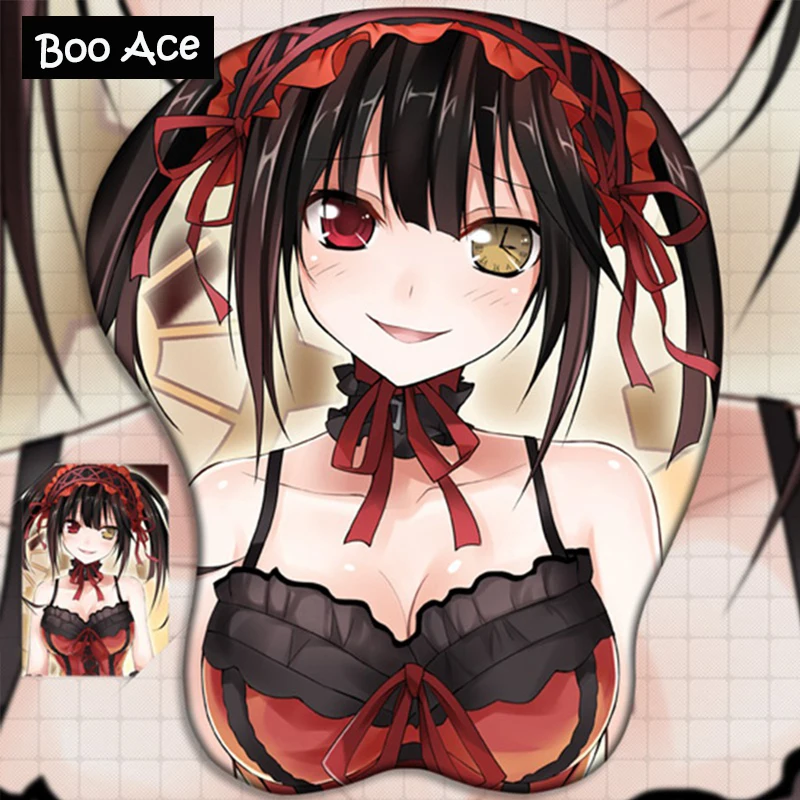 Коврик для мыши с 3D рисунком из аниме Date A Live Tokisaki Kurumi|wrist rest|mouse pad wrist restmouse |