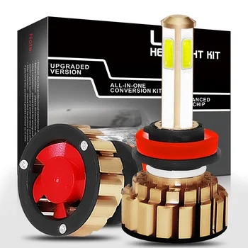 

2 X H8/H9/H11 Car Headlight Bulb G7 COB LED 30W 3000LM 9V-36V Waterproof IP68 6000K Cold White 200M Light Range Truck ALL IN ONE