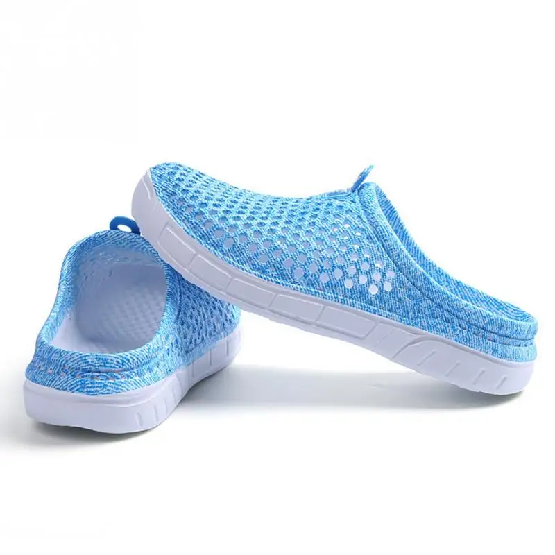 

2019 Summer women house shoes women hollow home slippers flip flops female Breathable Mesh Beach shoes slippers