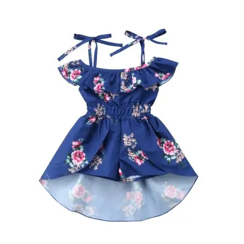 

Floral Toddler Kids Baby Girl Clothes Romper Bodysuit Jumpsuit Outfits Dress