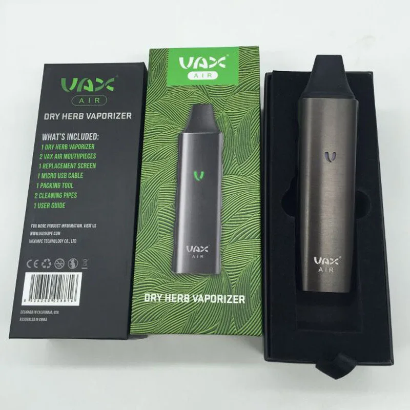Original VAX Air Grass Vaporizer Starter Kit Temperature Control dry