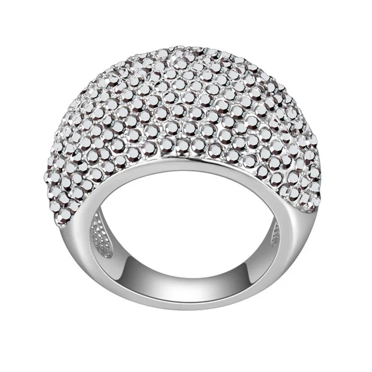 Swarovski pave ring deals