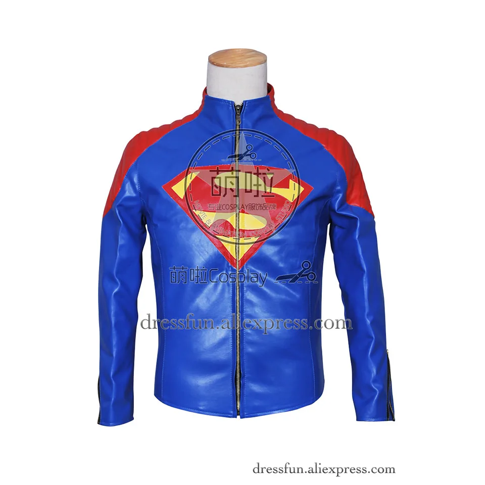 Superman Anime Smallville Costume Clark Kent Tan Yellow Jacket Cosplay Costume Superman Anime Smallville Costume Clark Kent Tan Yellow Jacket Cosplay Costume