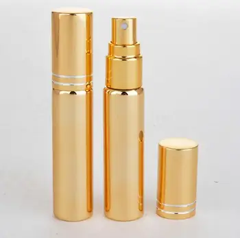 

New 500PCS 10ML Glass Refillable Perfume Bottle With Metal Spray&Empty Case perfume bottles atomizer glass perfume bottles SY90