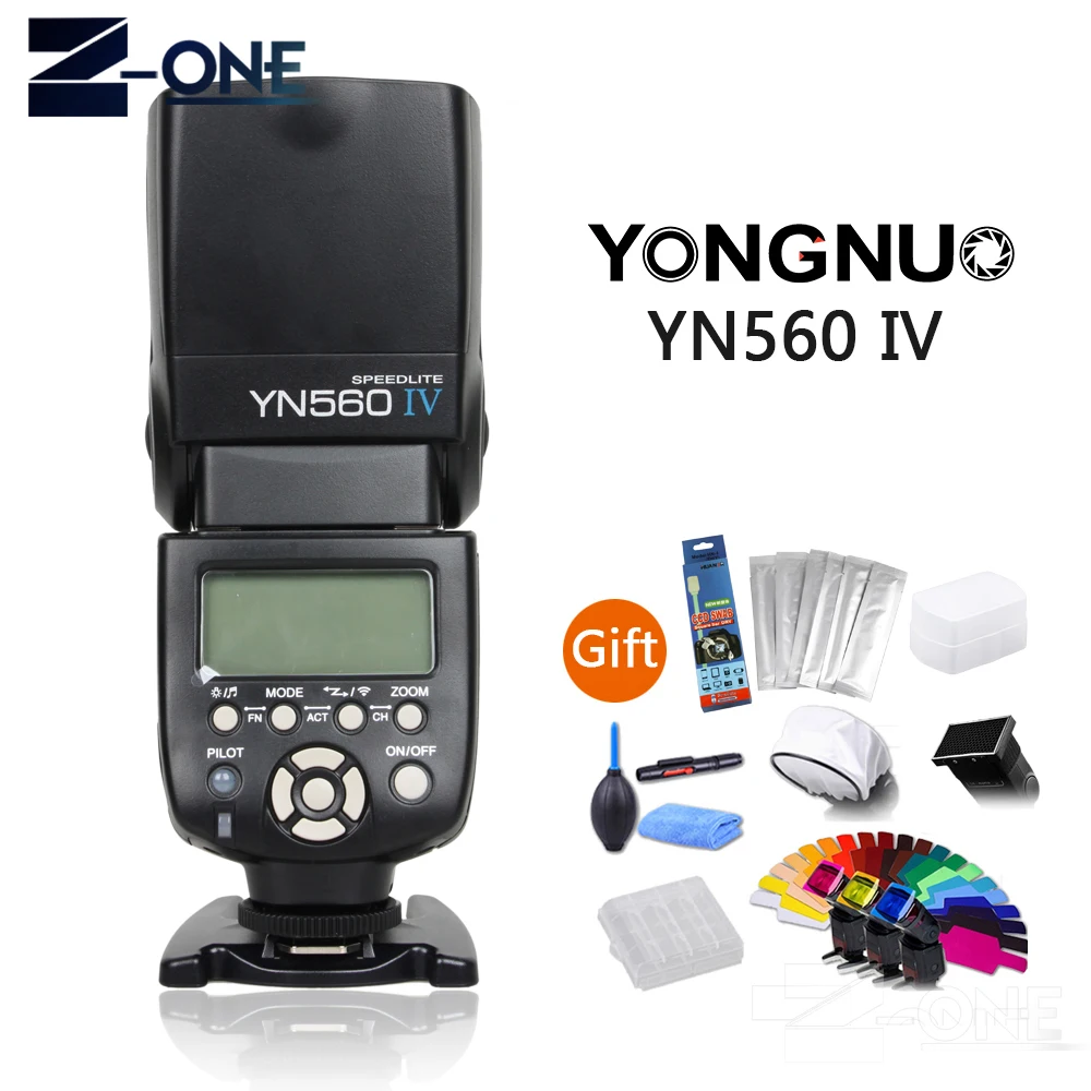 

YONGNUO YN-560IV YN 560IV yn560iv YN-560IV 2.4G Wireless Flash Light For Nikon D750 D800 D800E D810 D7200 D7100 D610 D5300