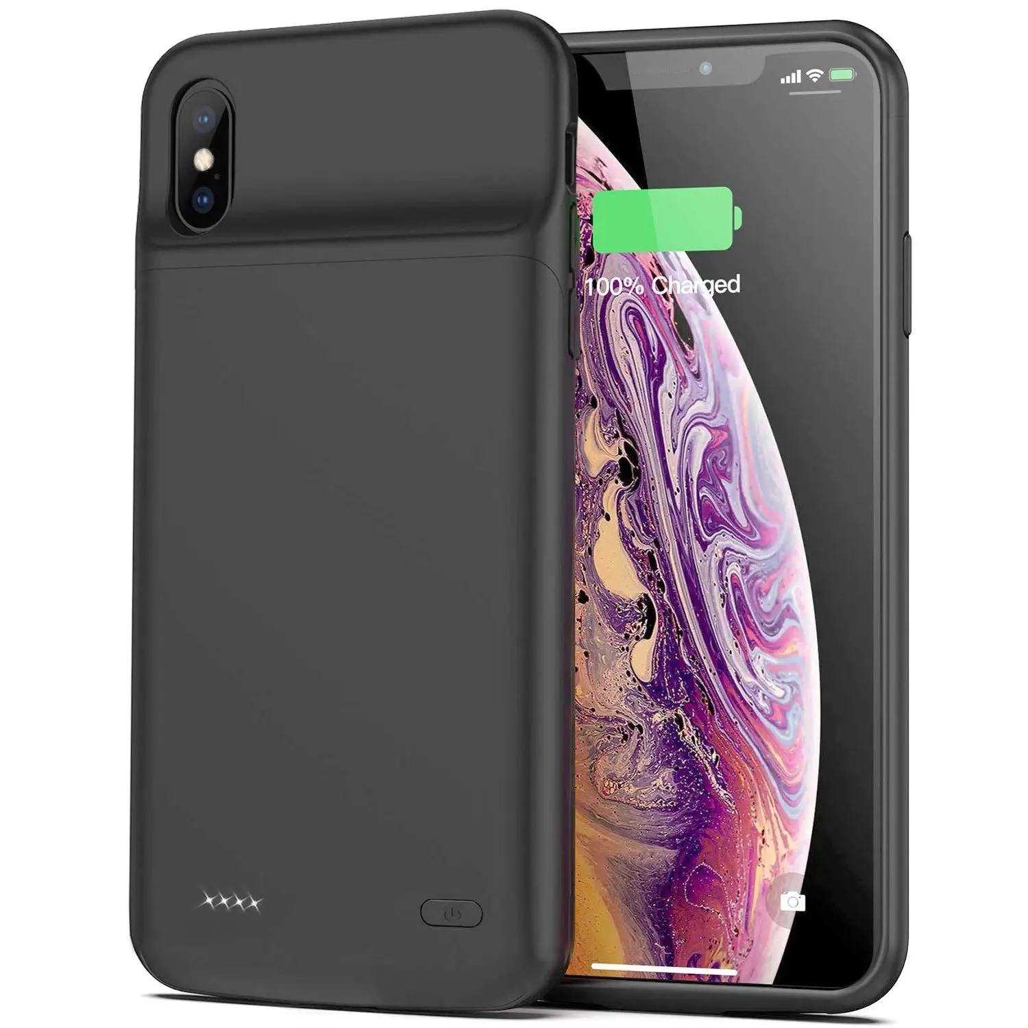 

Extpower 4100mAh Power Case For iphone X Xs Magnetic Portable Power Bank Charger Case For iphone Xr XsMax External Spare Battery