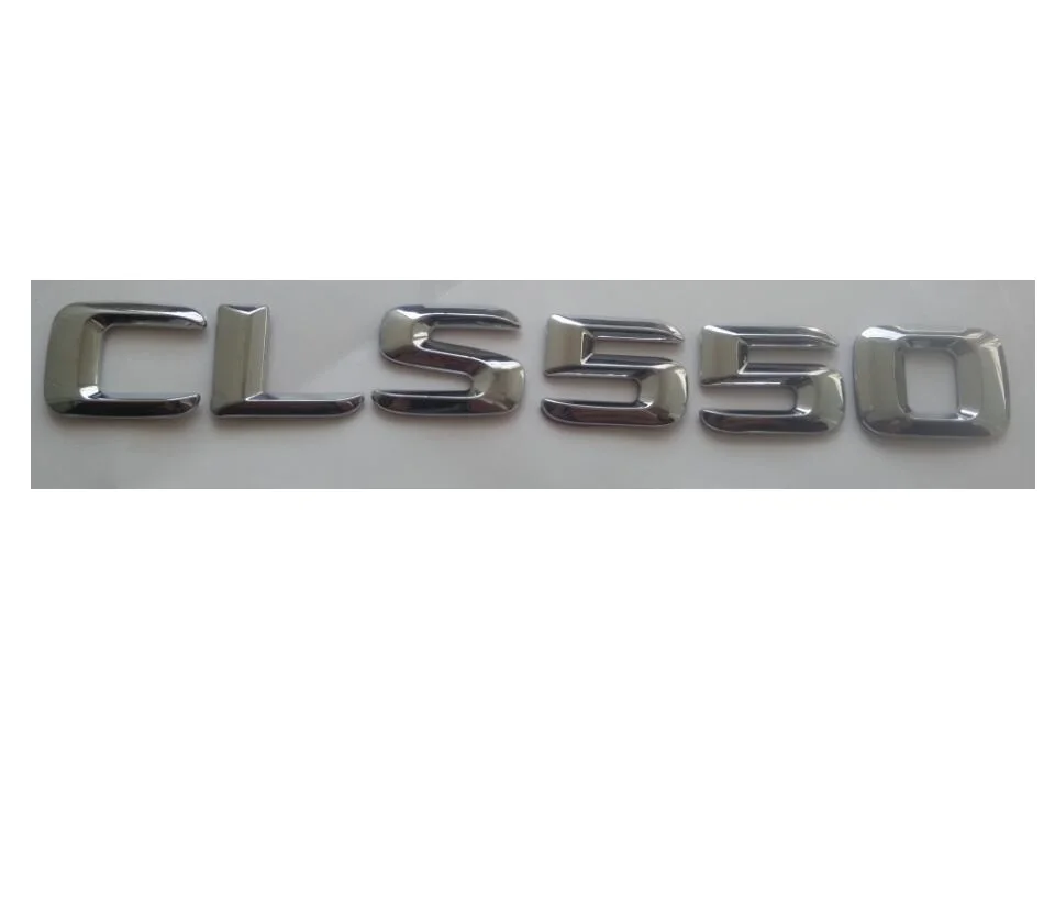 Chrome 3D ABS Plastic Car Trunk Rear Letters Words Badge Emblem Decal Sticker for Mercedes Benz CLS Class CLS550 | Автомобили и