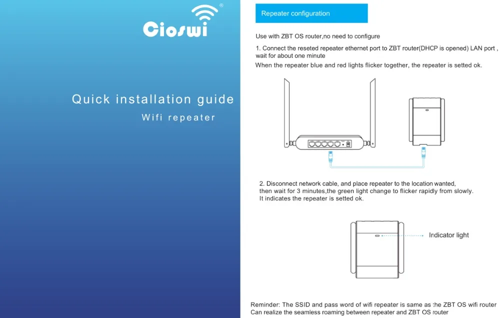 Wireless wifi repeater installation guide 01