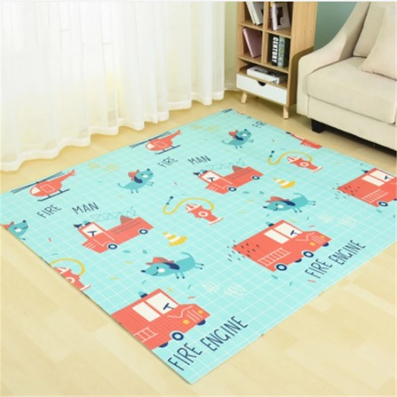 XPE Folding Crawling Mat 1.5*2.0M  Foam Two-Sided Pattern Baby Climbing Mat Children Thickening Game Pad Living Room Home Mat