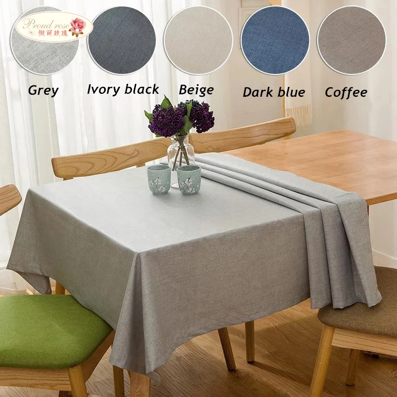 

Proud Rose Waterproof Table Cloth Linen Tablecloth Table Cover Hotel Tafellaken Household Water Proof Table Cover Cloth