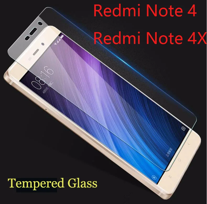 

For Xiaomi Redmi Note 4 Note 4X Tempered Glass Clear case For Redmi Note 4 4X Screen Glass film for case xiaomi redmi 4x pro