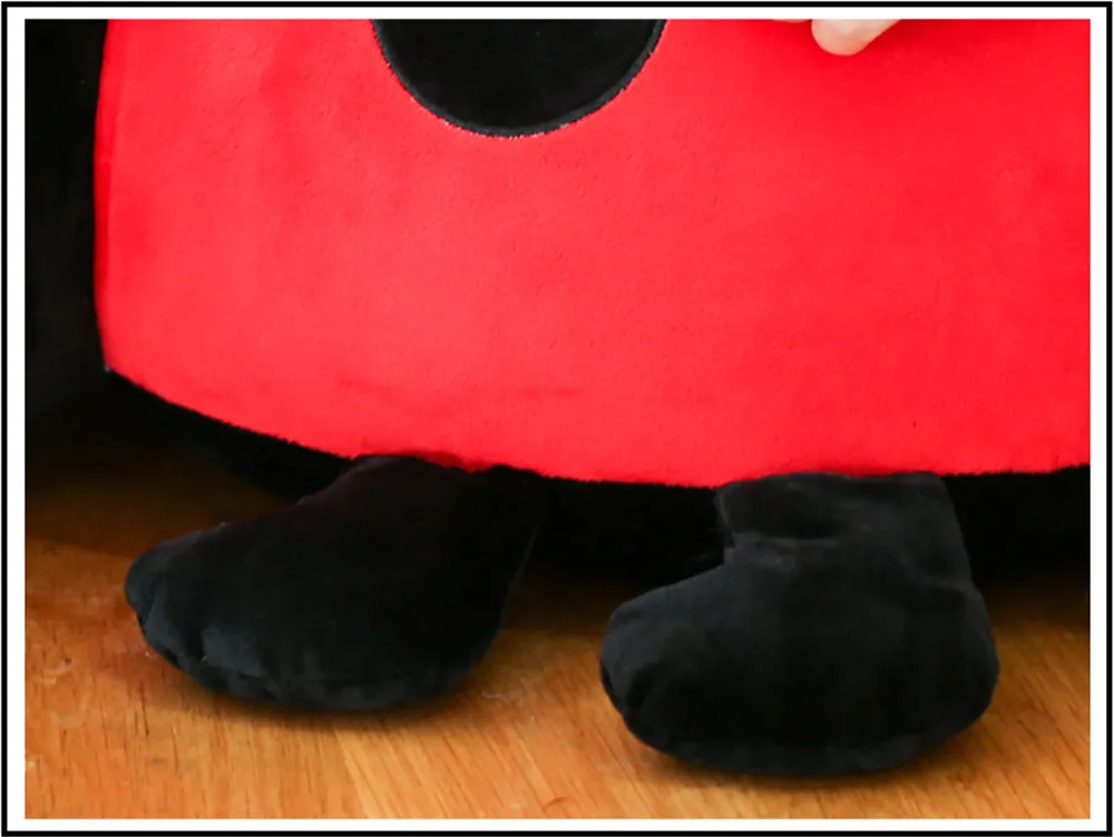  Giant Stuffed Lovely Plush Soft Red Ladybird Toy5