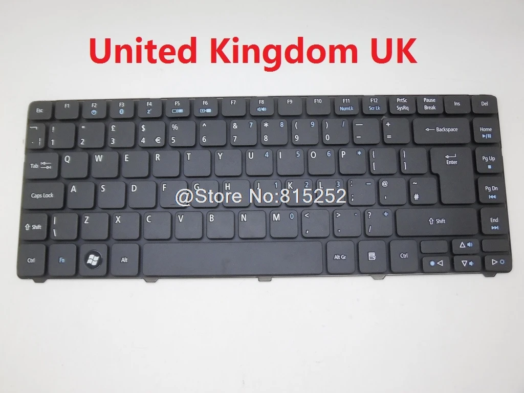UK Keyboard For Acer For Aspire E1 431 E1 431G E1 451G E1 471 E1 471G Nordic NE Russia RU Spain