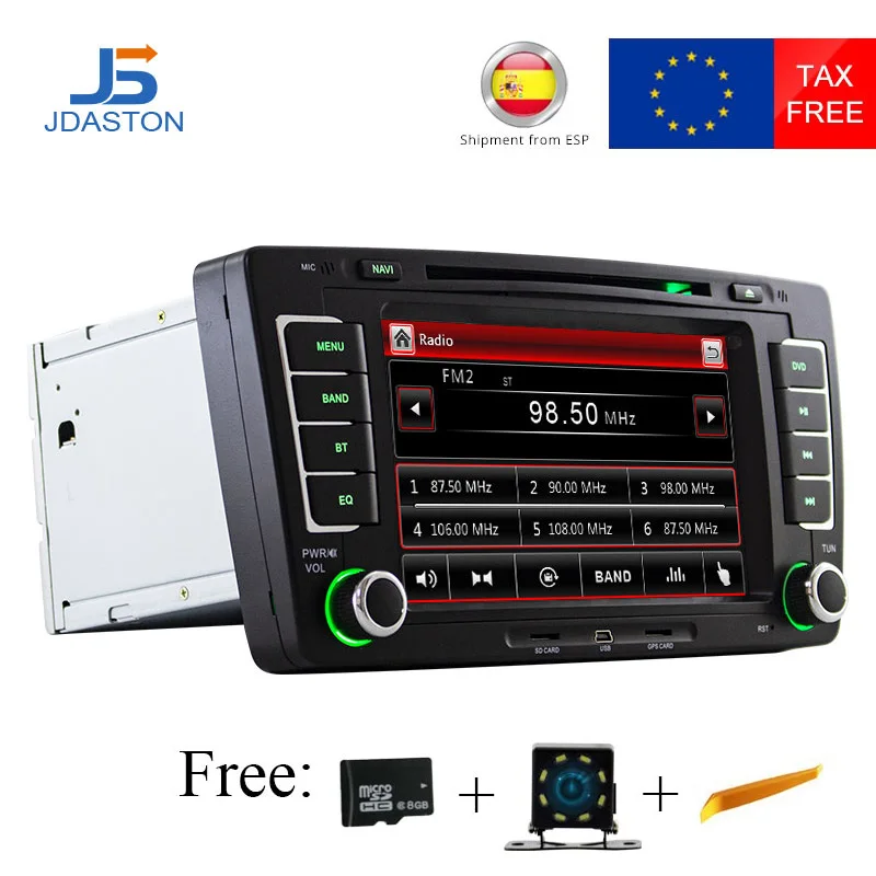 JDASTON Car Multimedia Player For Skoda Octavia 2005 2008 2013 Car DVD
