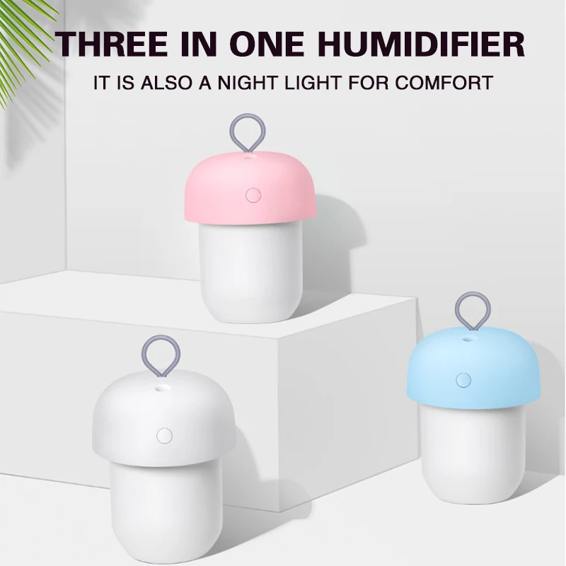 

2019 Drop Shpping 1200mA USB Humidifier USB Aromatherapy Universal Portable Office USB Mist Maker for Asthma Atomizer Inhaler