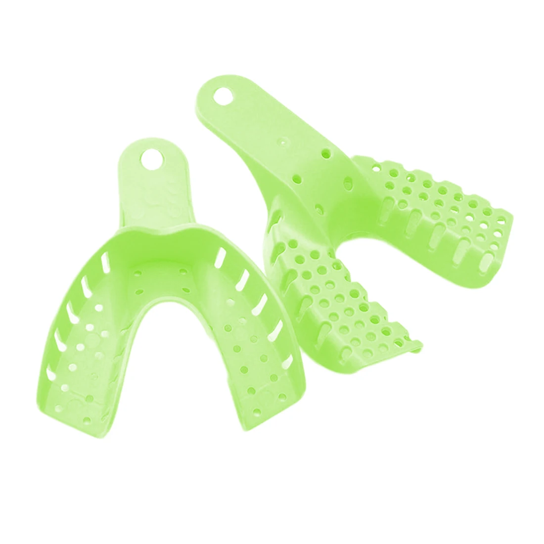 New 10pcs/set 5 Pairs Plastic Dental Impression Trays Disposable Dental