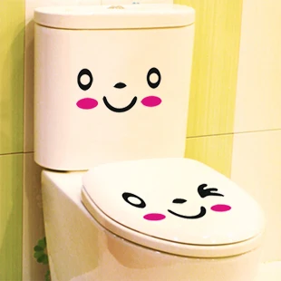 Toilet wall stickers toilet decoration free shipping | Дом и сад