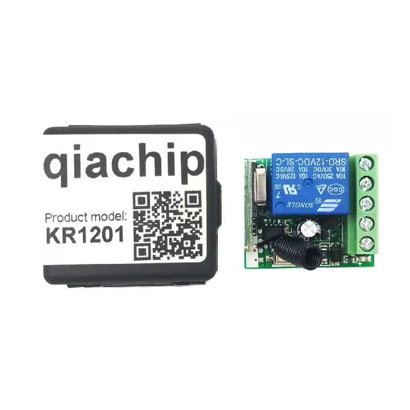 QIACHIP 433Mhz Universal Wireless Remote Control Switches DC 12V 1CH Relay Receiver Modules + RF Transmitter 433 Remote Controls 4.8 (16 votes) Store: QIACHIP Official Store US $7.13 - 13.15