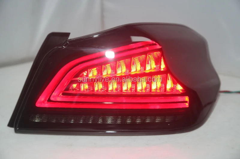 Для SUBARU Impreza WRX- год светодиодный задний фонарь YZ дым черный