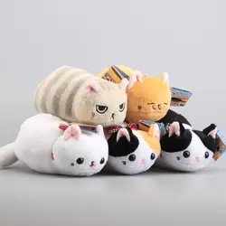 Супер милый 5 стилей игры Неко Atsume кошачий двор лежа кошка, мяу коллекция Dango Моти плюшевые куклы 8 "20 см