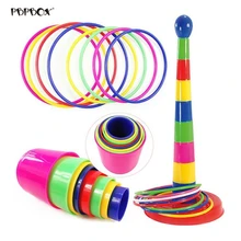 Обучающее красочное кольцо Toss Puzzle Toys пластиковая развивающая интеллектуальная игра для родителей и детей