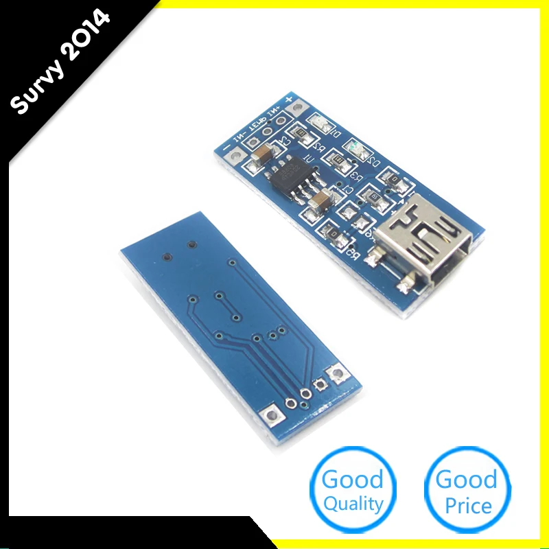 

5pcs 5V 1A Micro USB 18650 Battery Charging Module Charging Board With Automatic Protection