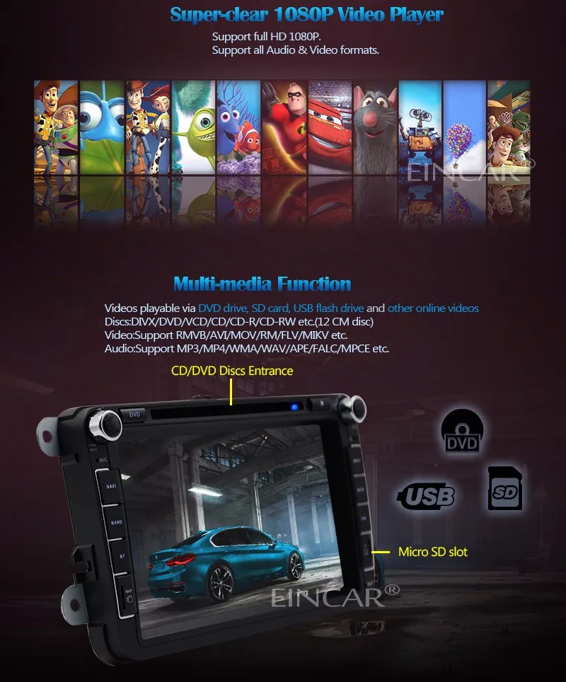 Clearance Android 5.1 Car DVD GPS navigation player For Volkswagen GOLF POLO JETTA TOURAN EOS PASSAT Caddy Car autoradio GPS navigation 9