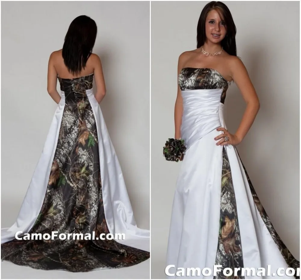 Camo Wedding Dress With Train Dresses Dressesss Camo Wedding Dress With Train