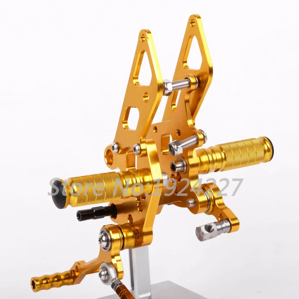 8 видов цветов CNC Rearsets для Kawasaki NINJA 250R EX250 2008 2012 задний комплект мотоциклетные