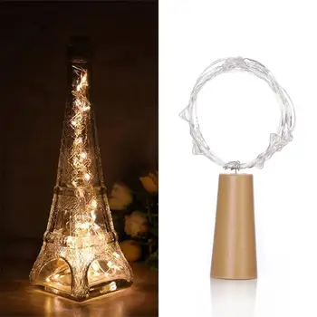 

1m 10LED Cork String Lights Bottle Decoration Strings Fairy Light Waterproof Holiday Wedding Party Decor Lamp Night Lighting