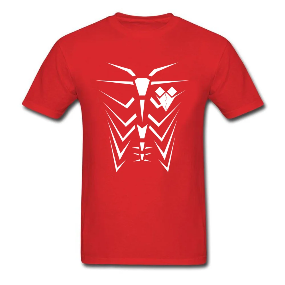 Abstract Skeleton T Shirt Short Sleeve Summer Newest Men Father Day Tops Shirts Summer Clothing Shirt Round Collar Cotton Abstract Skeleton red