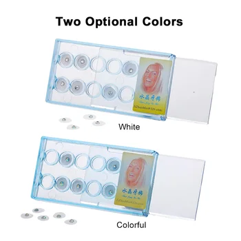 

10Pcs Acrylic Teeth Crystal Ornament Oral Hygiene Tooth Decoration Diamond Bur Material Teeth Whitening Studs Denture