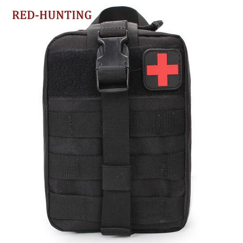 

EMT Rip Away Hook-N-Loop MOLLE Medic Utility Bag First Aid Pouch Black