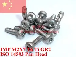 Титан винты m2x7 iso 14583 Torx T6 водитель головкой 50 шт. ti Gr2