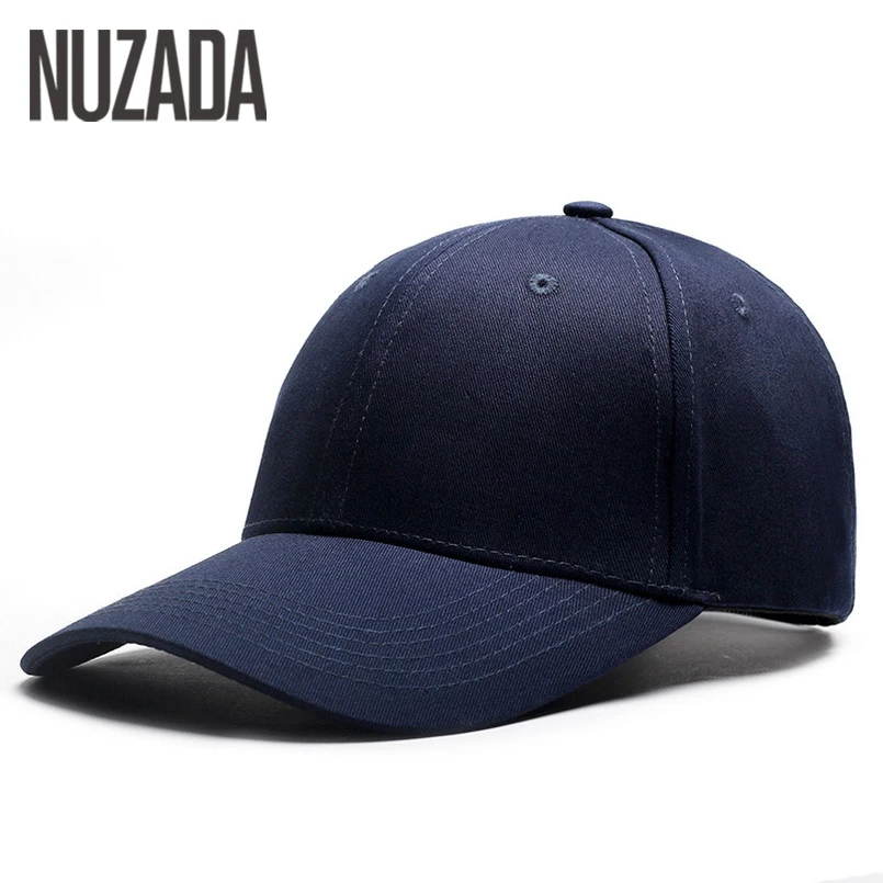 Brand NUZADA Simple Classic Men Women Baseball Cap Bone 6 Colors Spring Summer Autumn Caps Cotton Adjustable Snapback Hats