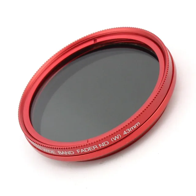 Best Price FOTGA Slim Fader ND Filter Adjustable Variable Neutral Density ND2 to ND400 Polarizer Filter Filtro de Polarizer F21817 Red 